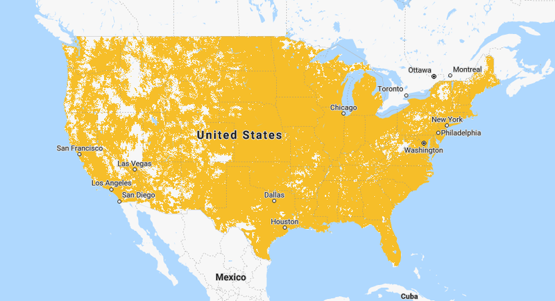 Illustration for article titled Sprint Convincingly Argues Its LTE Coverage Sucks